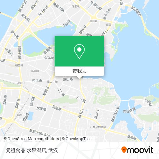 元祖食品 水果湖店地图
