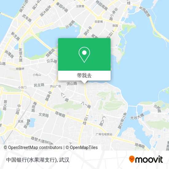 中国银行(水果湖支行)地图