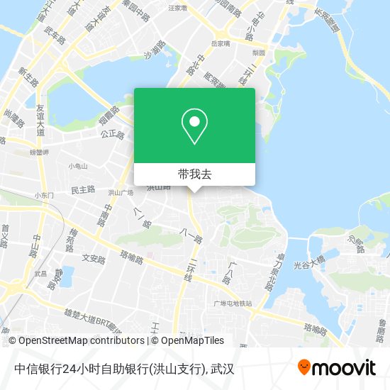 中信银行24小时自助银行(洪山支行)地图