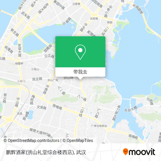鹏辉酒家(洪山礼堂综合楼西店)地图