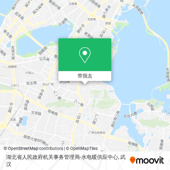 湖北省人民政府机关事务管理局-水电暖供应中心地图