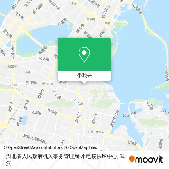 湖北省人民政府机关事务管理局-水电暖供应中心地图
