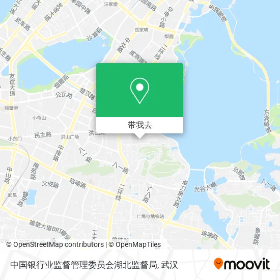 中国银行业监督管理委员会湖北监督局地图
