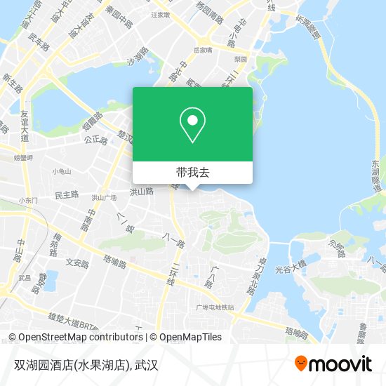 双湖园酒店(水果湖店)地图
