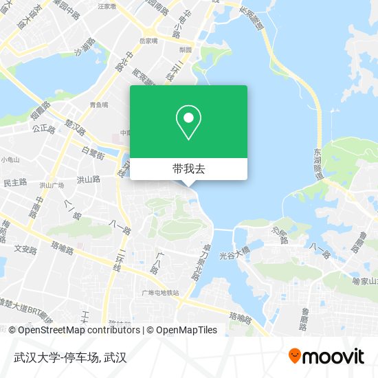 武汉大学-停车场地图