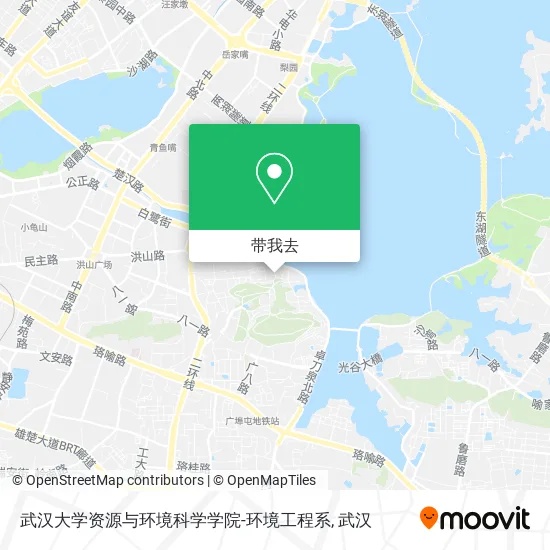 武汉大学资源与环境科学学院-环境工程系地图