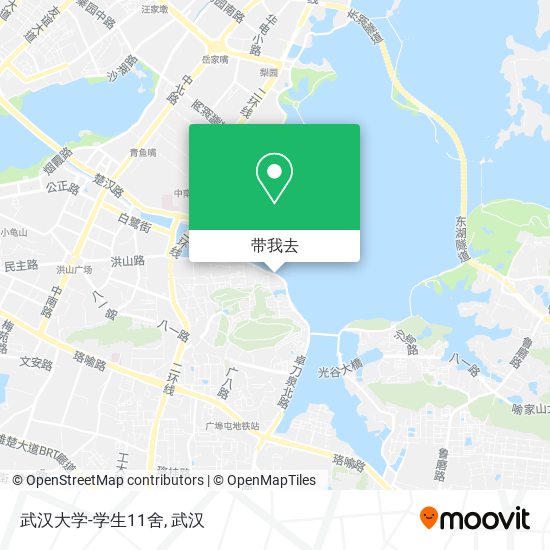 武汉大学-学生11舍地图