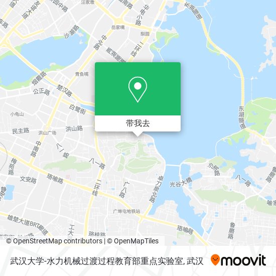 武汉大学-水力机械过渡过程教育部重点实验室地图