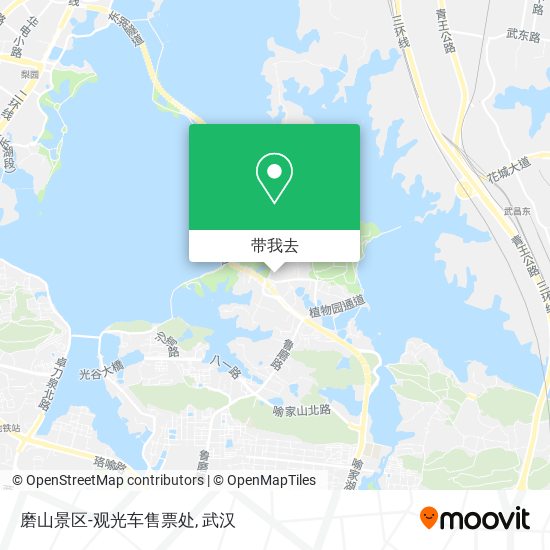 磨山景区-观光车售票处地图
