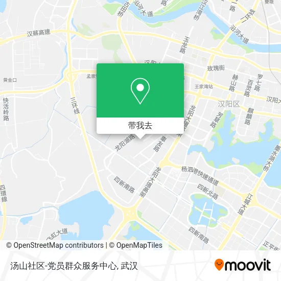 汤山社区-党员群众服务中心地图