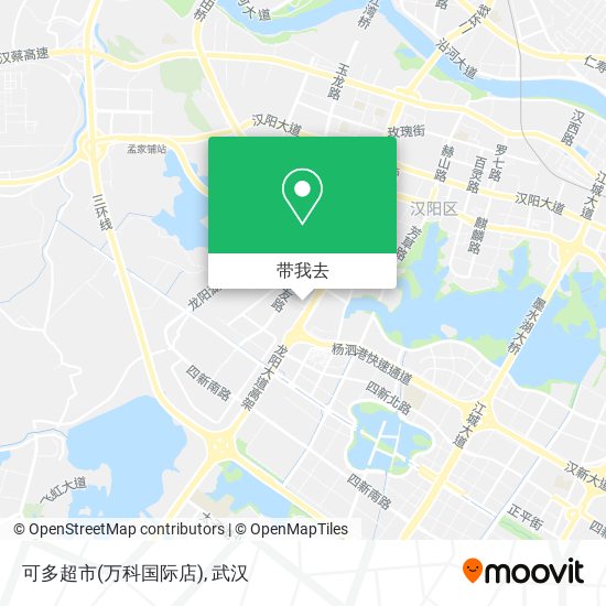 可多超市(万科国际店)地图