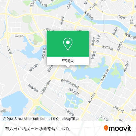 东风日产武汉三环劲通专营店地图