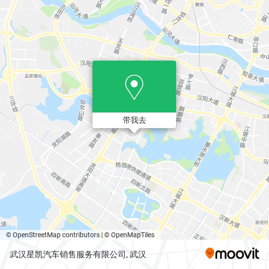 武汉星凯汽车销售服务有限公司地图