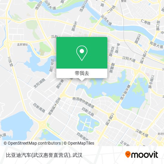 比亚迪汽车(武汉惠誉直营店)地图