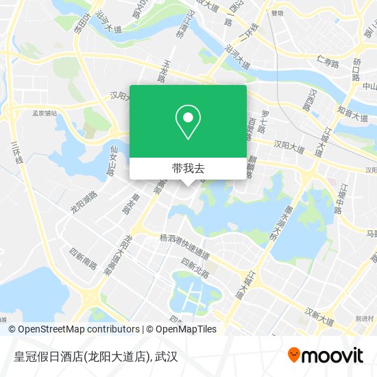皇冠假日酒店(龙阳大道店)地图