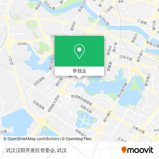 武汉汉阳开发区管委会地图