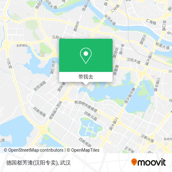 德国都芳漆(汉阳专卖)地图