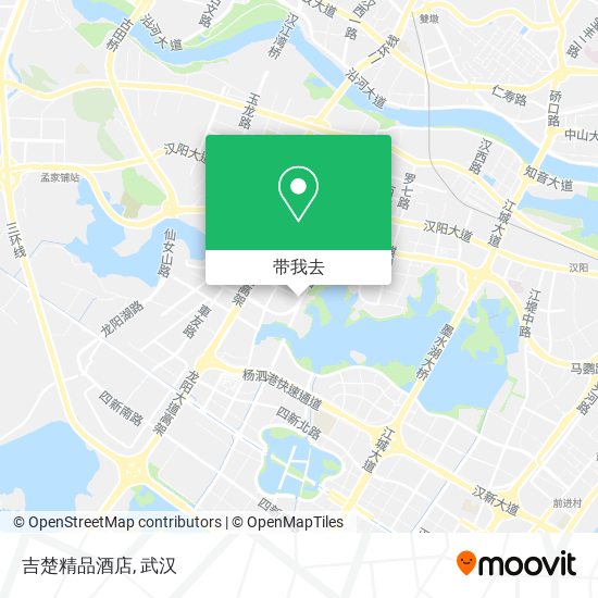 吉楚精品酒店地图