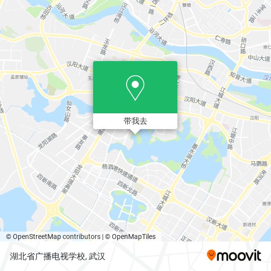 湖北省广播电视学校地图