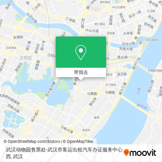 武汉动物园售票处-武汉市客运出租汽车办证服务中心西地图