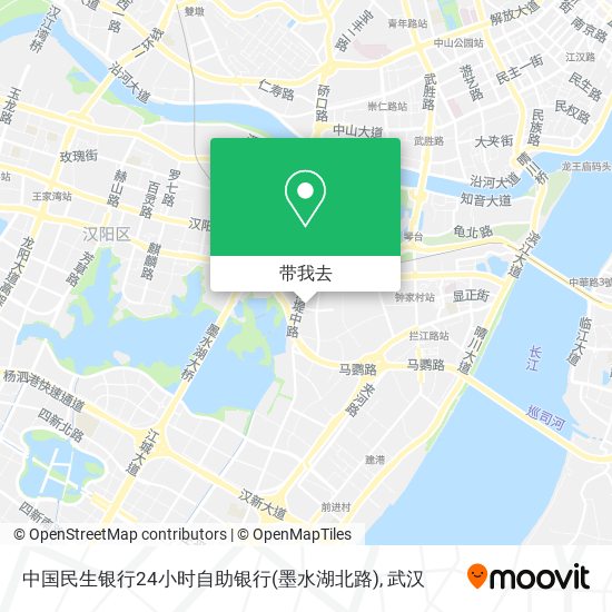 中国民生银行24小时自助银行(墨水湖北路)地图