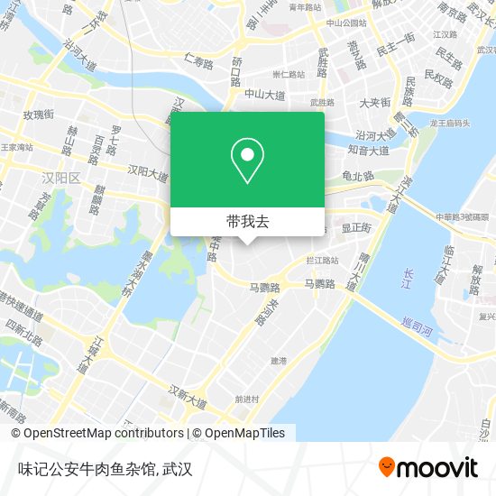 味记公安牛肉鱼杂馆地图