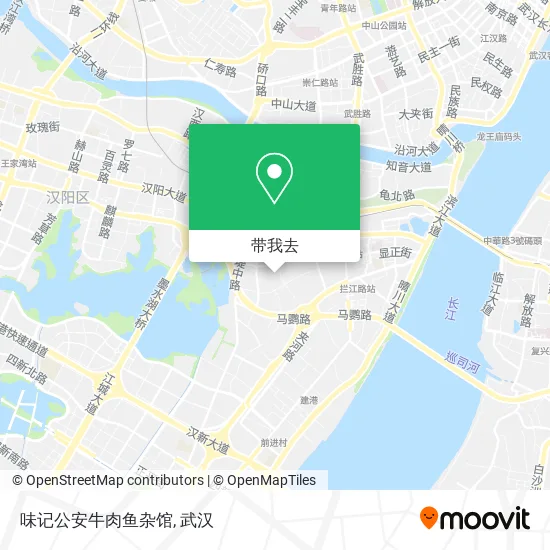 味记公安牛肉鱼杂馆地图