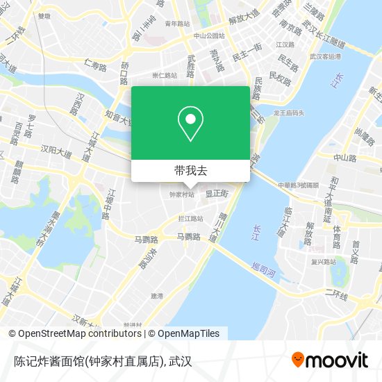 陈记炸酱面馆(钟家村直属店)地图