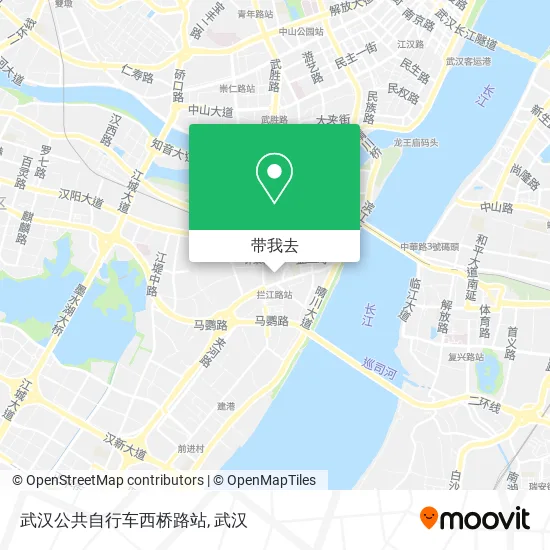 武汉公共自行车西桥路站地图