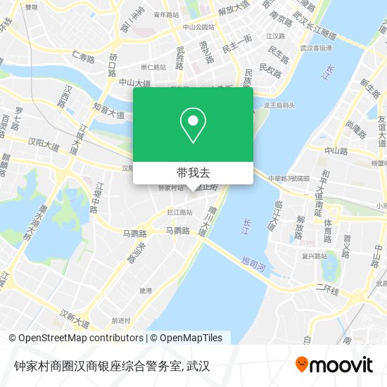 钟家村商圈汉商银座综合警务室地图