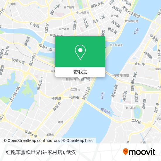 红跑车蛋糕世界(钟家村店)地图