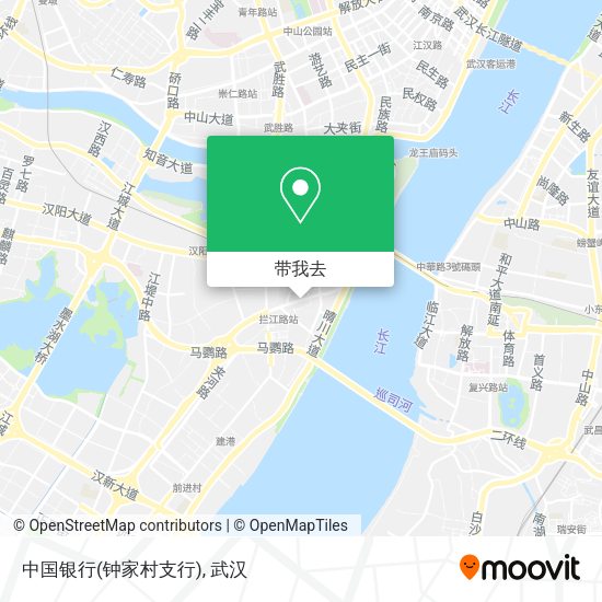中国银行(钟家村支行)地图