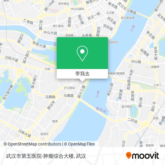 武汉市第五医院-肿瘤综合大楼地图
