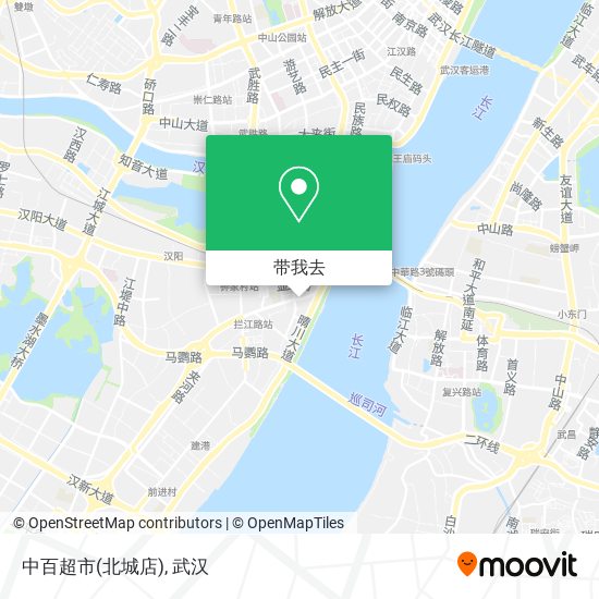 中百超市(北城店)地图