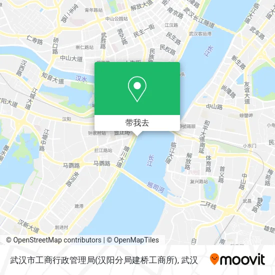 武汉市工商行政管理局(汉阳分局建桥工商所)地图