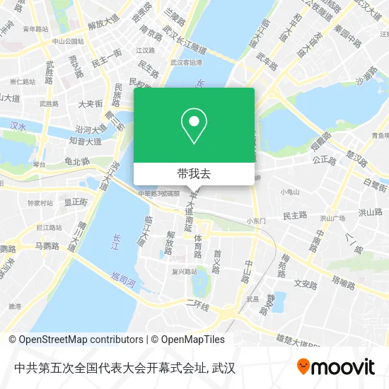 中共第五次全国代表大会开幕式会址地图