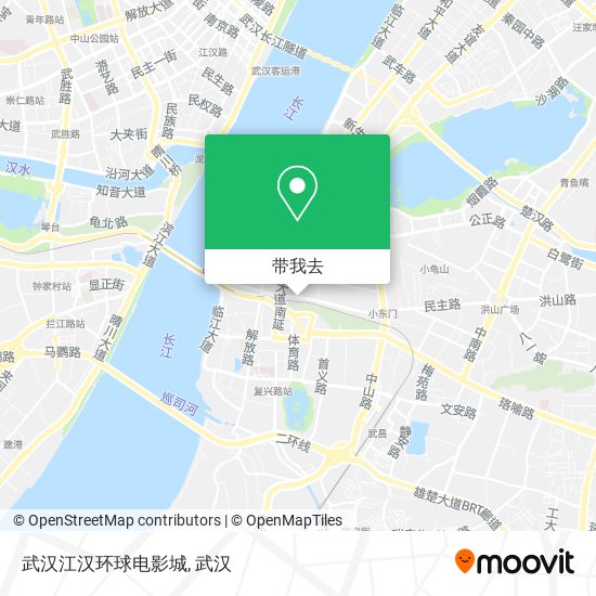 武汉江汉环球电影城地图