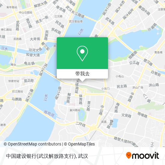 中国建设银行(武汉解放路支行)地图