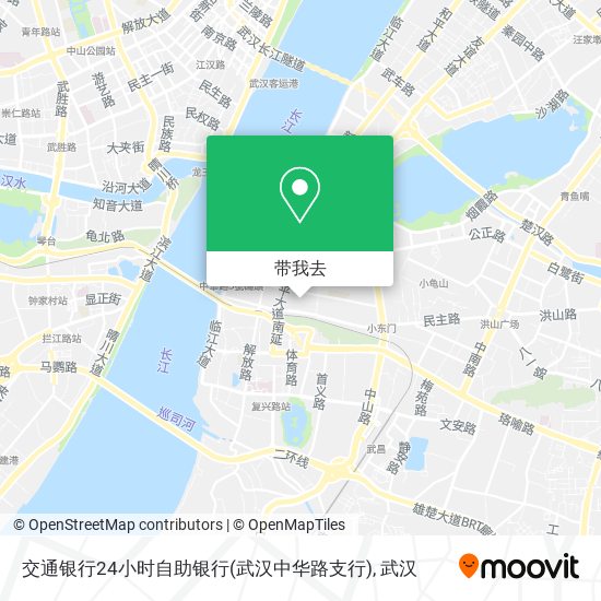 交通银行24小时自助银行(武汉中华路支行)地图