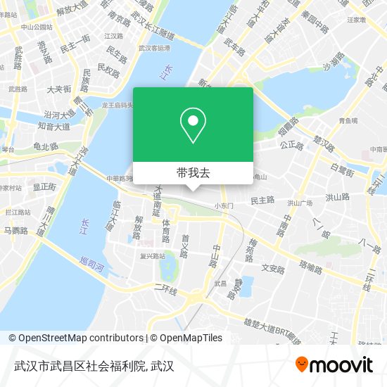 武汉市武昌区社会福利院地图