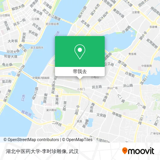 湖北中医药大学-李时珍雕像地图