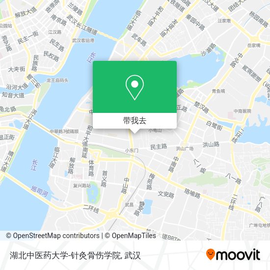 湖北中医药大学-针灸骨伤学院地图