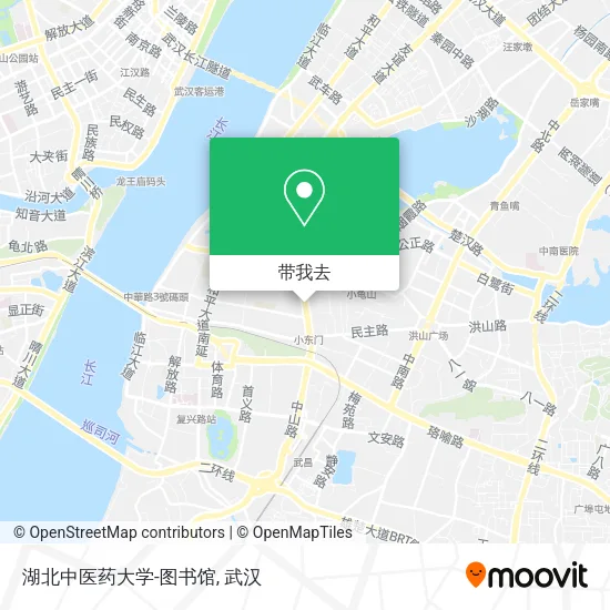湖北中医药大学-图书馆地图