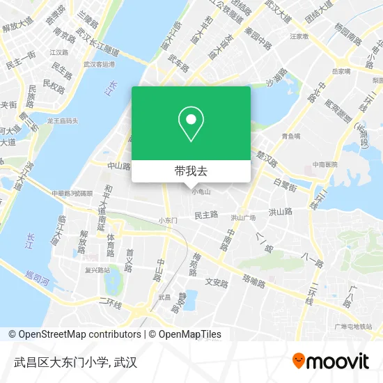 武昌区大东门小学地图