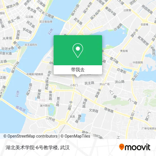 湖北美术学院-6号教学楼地图