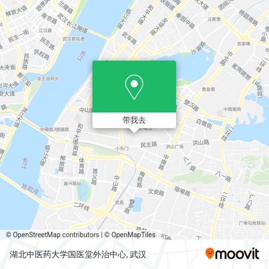 湖北中医药大学国医堂外治中心地图