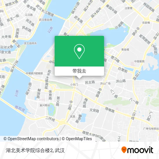 湖北美术学院综合楼2地图