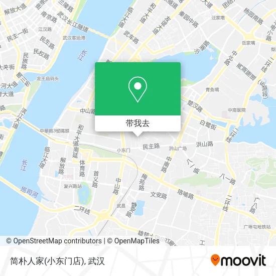 简朴人家(小东门店)地图