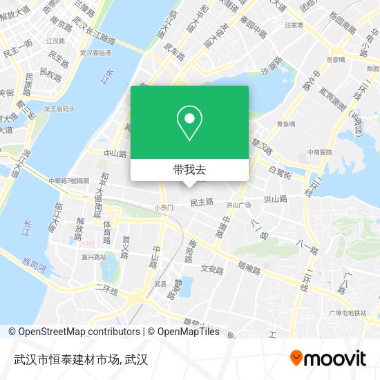 武汉市恒泰建材市场地图