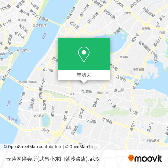 云涛网络会所(武昌小东门紫沙路店)地图